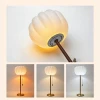 French retro fabric desktop lamp, modern and simple wabi-sabi style bedside lamp, study floor lamp, living room night lamp Specification image